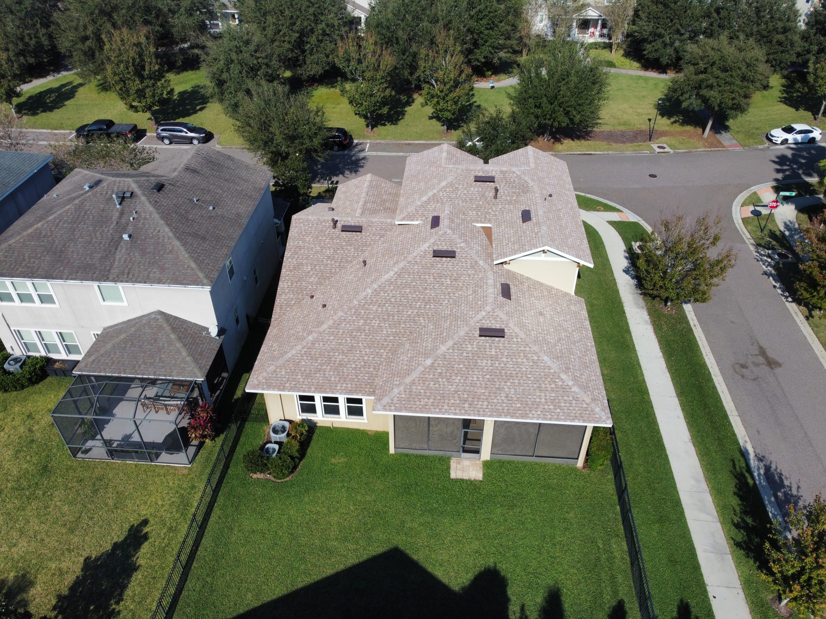 a new roof installed by Skymark Roofing