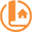 Residential roofing icon